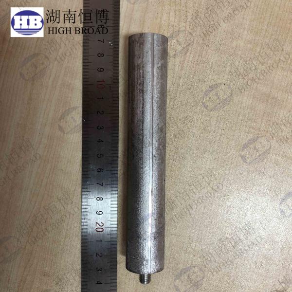 NPT 3/4 Steel Plug Magnesium Mg Mag Sacrificial Rod Anode For Heat Generator AZ31 AZ61 Pure Magnesium 99.9%