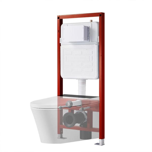 0.1-1.6MPa Pressure Wall Mounted Inbuilt Flush Tank / Built In Wc Cistern Stainless Steel Flush Pipe
