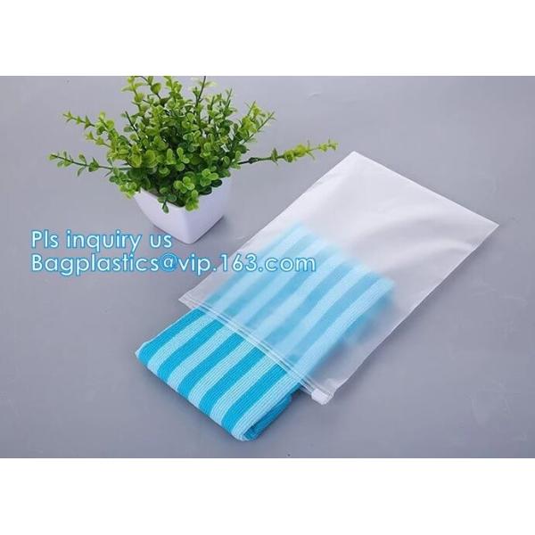 PVC Zipper Slider Bag For Travelling Grocery Packaging, slider zipper pvc packing documents bags, Women Waterproof Cosme