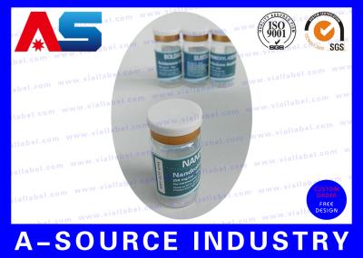 Étiquettes de flacons de peptide Impression en couleur commune