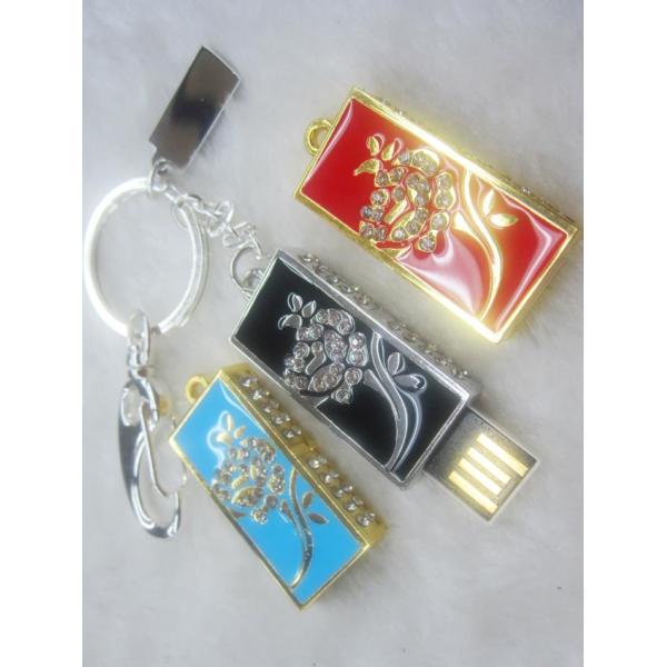 Customized Logo and image Poker Keychain Jewelry USB flash drive 4Gb