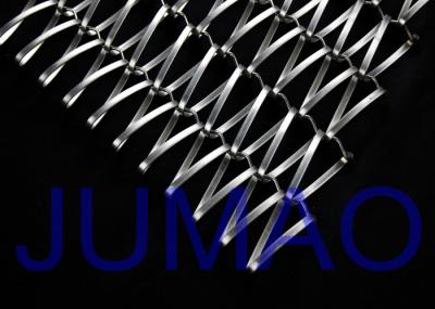 Spiral Ceiling Decorative Wire Mesh Tensile Facades For Building Cladding