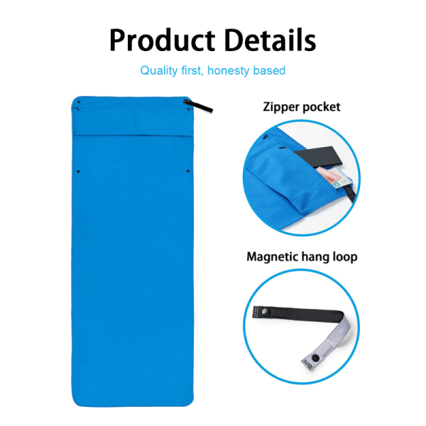 Luxury Fitness Quick Dry Custom Logo Sport Towel Microfiber Travel Best Gym Towel With Bag For Events
