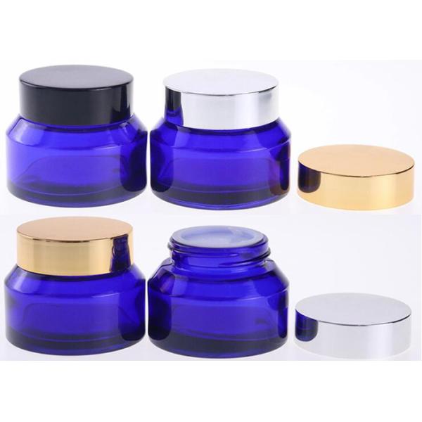 15 Ml Glass Cosmetic Jars , Empty Beauty Containers Easy Carry Space Saving