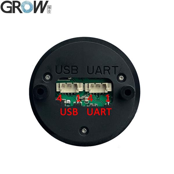 GROW GM73 Маленький круглый, легкая к установке USB UART 1D 2D QR-код, сканер штрих-кода