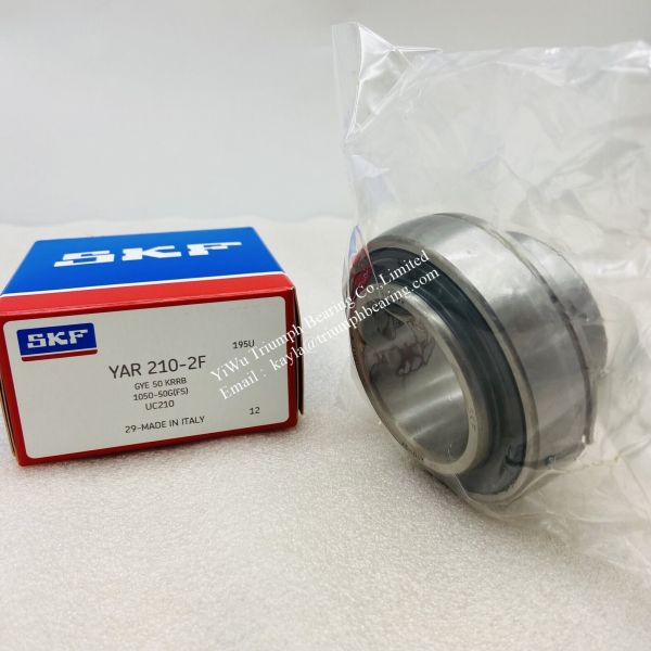 Insert bearing with set screw locking and extended inner ring YAR209-2F , YAR210-2F