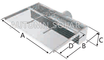 Plastic Water Fountain Equipment Acrylic Water Descent With 12W Underwater Light