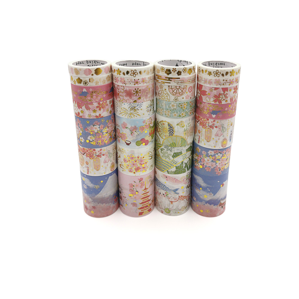 стикеры журнала 15mm маскируя ленту Washi с логотипом для поставок оформления & ремесла DIY