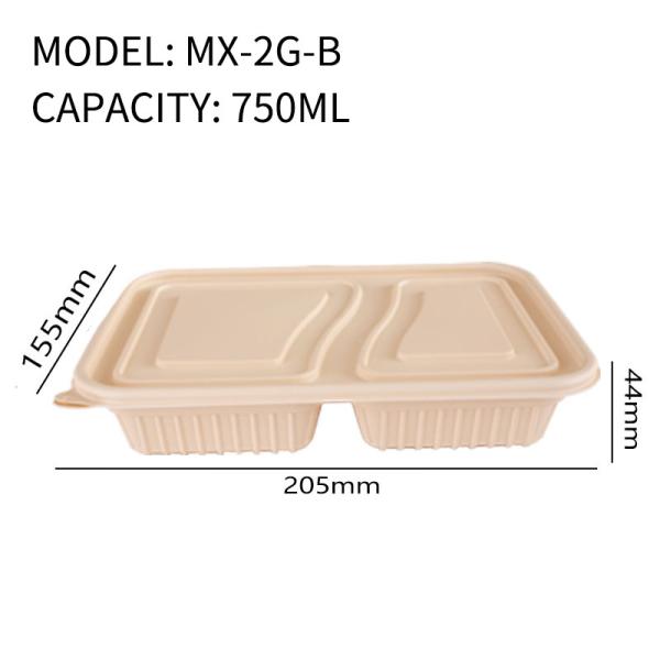750 ml 1000 ml emballages alimentaires biodégradables recyclage en stock