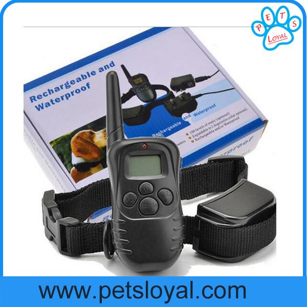 Remote Dog Training Collar 300 Meters LCD Bark Stop Collar China Factory