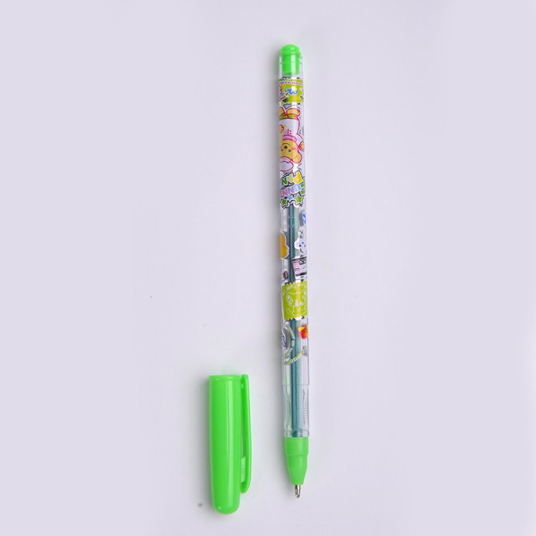 Wholesale printing colourful cartoon blink gel ink pen