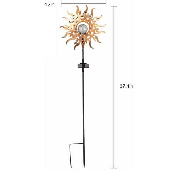 0.02W Waterproof LED Solar Garden Lights