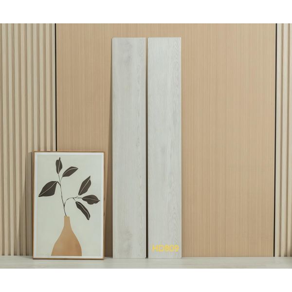 Waterproof 4mm SPC Rigid Core Vinyl Plank Flooring with Click Lock 0.5mm