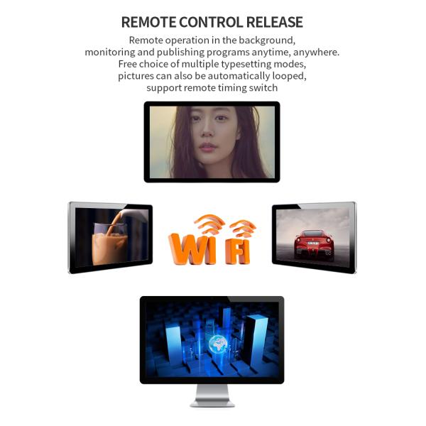 Стена 43 дюймов установила ROM Signage 8G цифров рекламы 10bit