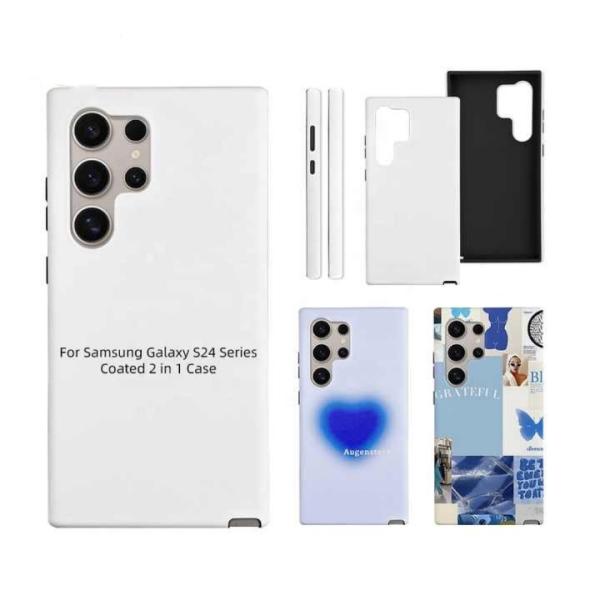 Shockproof 3D Sublimation 2 In 1 Phone Case For SamSung Galaxy S24 S23 S25