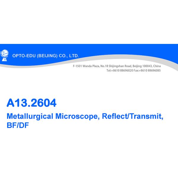 Точность Trinocular металлургического оптически микроскопа OPTO-EDU A13.2604-B высокая