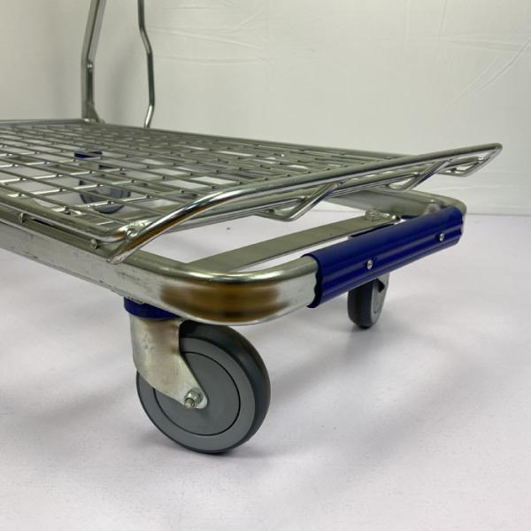 Гальванизированная вагонетка покупок металла колеса Travellator вагонеток супермаркета