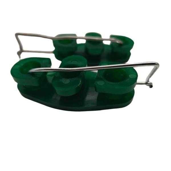 400 PCS XS-A10 Grampos de cabos de aço inoxidável do tipo S para cabos de nylon resistentes aos raios UV