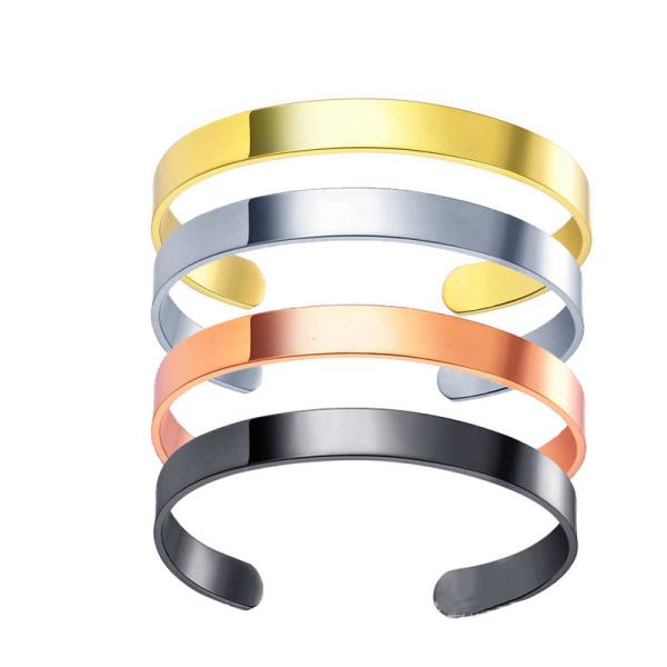 ODM Wrist Bangle Bracelet , C Shape Sterling Silver Bangles For Women