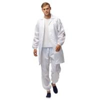 Tirettes imperméables de vêtement d'anti tissu statique d'ESD antipoussière pour le Cleanroom