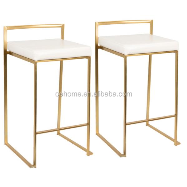 Industrial Restaurant Bar Stools Metal Counter 24 Inch Hotel Furniture