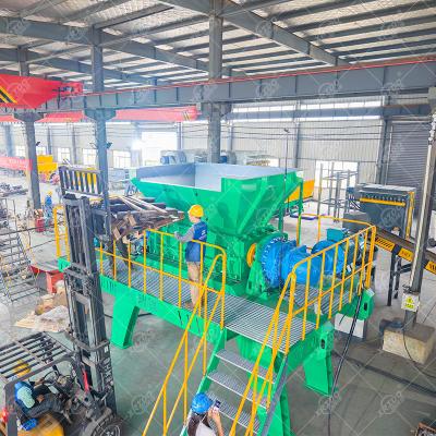 Automatic Waste Cardboard Shredder with 1-10 Cm Output and 300-22000 Kg/hour Capacity