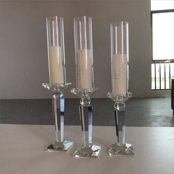 Prateado Preto 3 peças porta-velas Conjunto Central Cristal Velasco 20cm