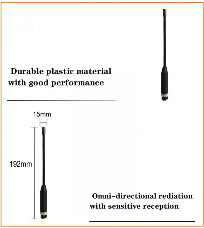 OEM High Gain Uhf 1-4dBi Walkie Talkie Car Antenna Bendable Two Way Radio Aerials HT-B026