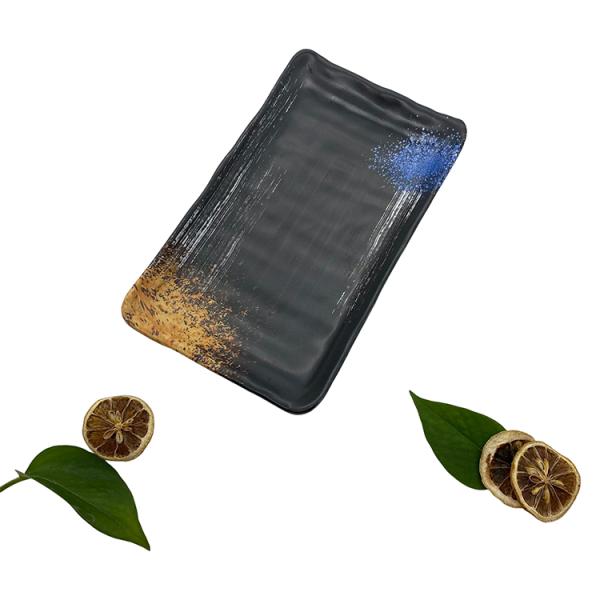 Restaurant Unique Japanese Melamine Dinnerware Galaxy Pattern CE