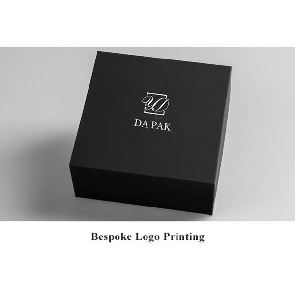 Grey Velvet Lined Cardboard Jewelry Packaging Boxes With Customizable Logo Printing