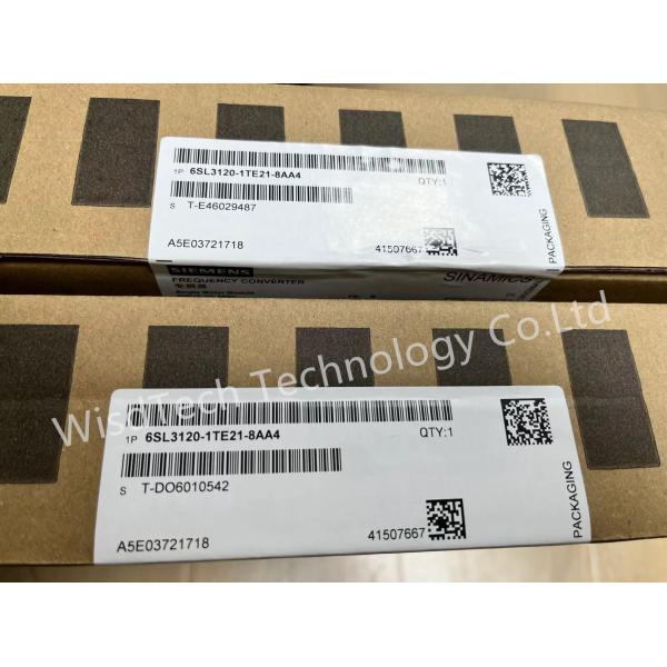 6SL3120-1TE21-8AA4 SINAMICS S120 Entrada de módulo de motor único 600 V DC saída400 V 3 AC 18 Tipo de construção