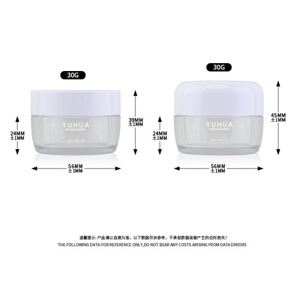 толстая бутылка опарника ЛЮБИМЦА 30g для мытья сливк лицевого пробует свободное