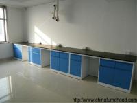 Los muebles de acero químicos del laboratorio de la escuela, laboratorio colgante del gabinete presentan bancos de trabajo