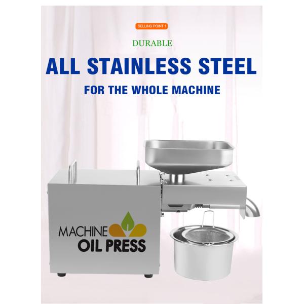 Automatic Grade High Yield Canola Oil Extraction Machine for Home Oil Press/Coconut Oil Squeezer