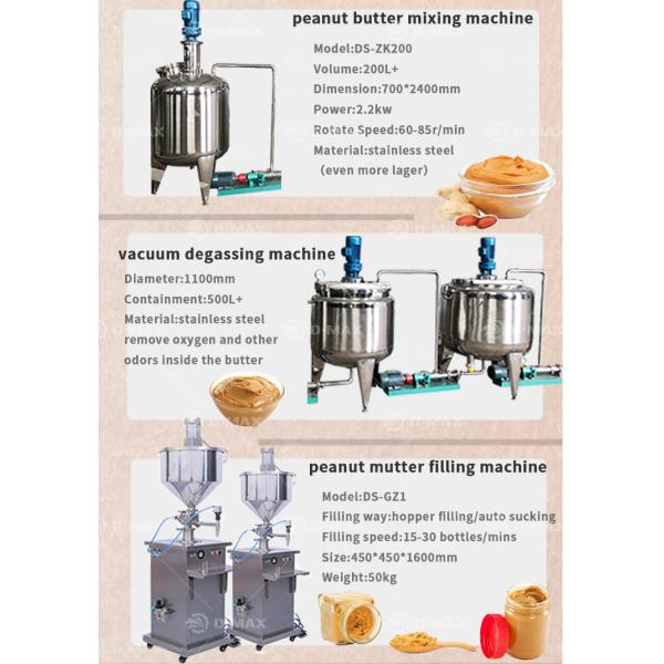 Retail Sesame Tahini Making Machine Peanut Butter Production Line Ground nut paste colloid mill