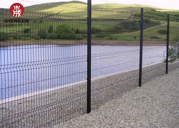 OEM 50x100mm Welded Wire Mesh Panel Round Tubular Post iron