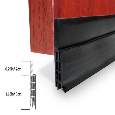 Self Adhesive Noise Proof TPE Under Door Weather Seal Strip Bottom