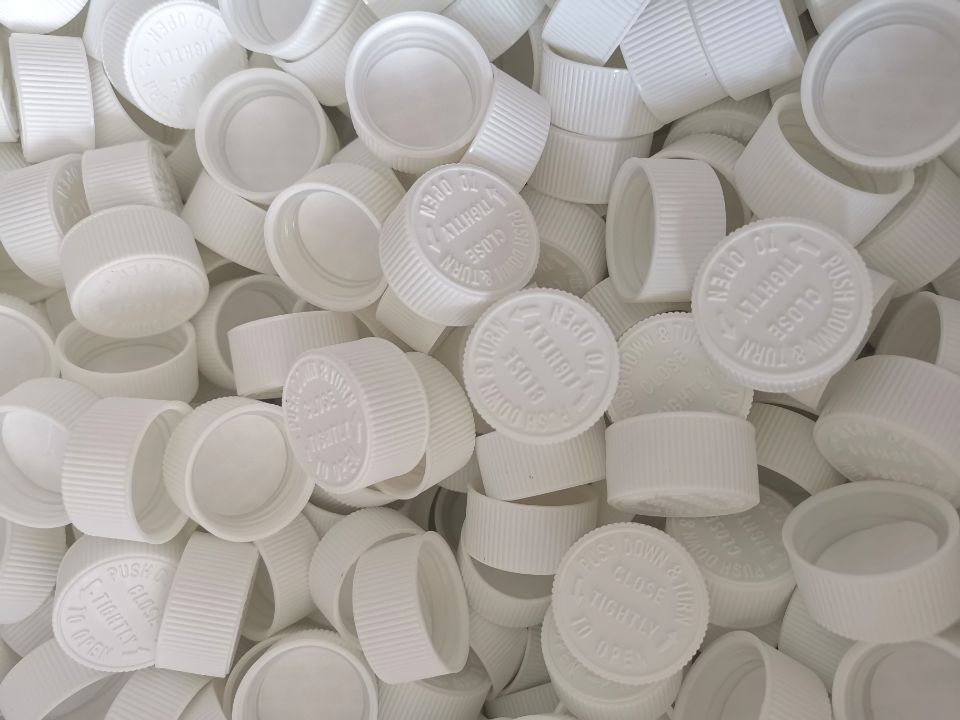 HDPE медицинская пластиковая бутылка с детскими крышками и защитой