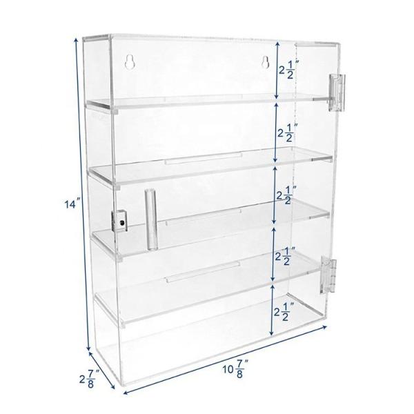 Plexiglass Acrylic Showcase Display Case Box Display Lucite Bread Food Cabinet