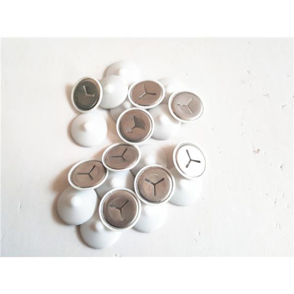 Cubierta de plástico acero autobloqueo de aislamiento clips fijación aislamiento pin de soldadura