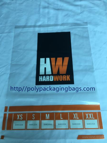Custom Printed  Transparent  Self Adhesive Plastic Bags For Clothing Packaging