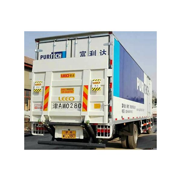 Os Liftgates hidráulicos de aço do elevador DC24V da porta 1500KG para camionetes da carga transportam as peças