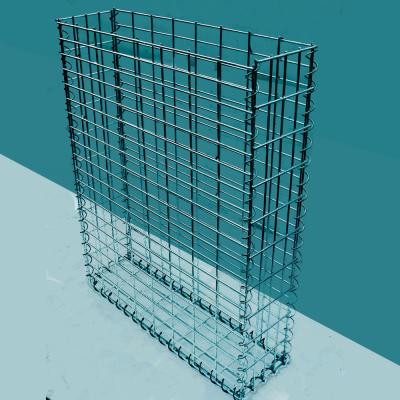 O furo quadrado da anti oxidação soldou a malha da cesta de Gabion
