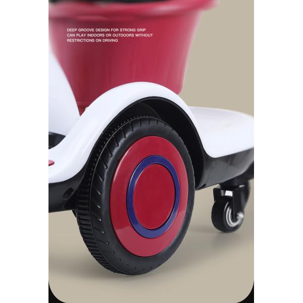 Age 4-6Y Electric Vehicles 6V 4AH Truck Car Children's Cartoon Push and Racer LED Lights Max Weight 50lbs