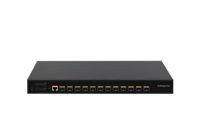 Desktop 12 Port 10G L3 Managed Switch 12* Portos SFP+ Fibra Óptica