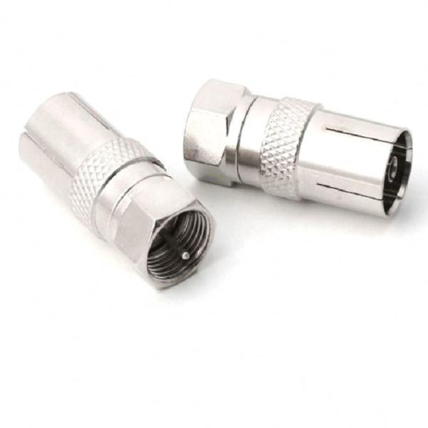 Conector F de conector masculino para conector feminino Adaptadores RF coaxial tipo N