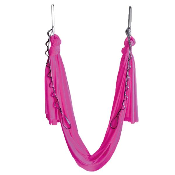 Nylon Gradient Aerial Hammock Yoga Swing 2.8M Anti-Slip Cotton Knitted White