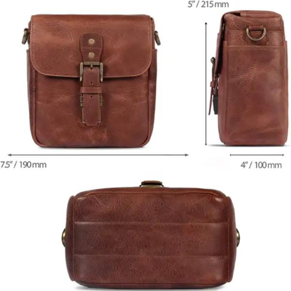 Genuine Leather Business Handbag Female Male Crossbody Bags Office Laptop Briefcase Bag