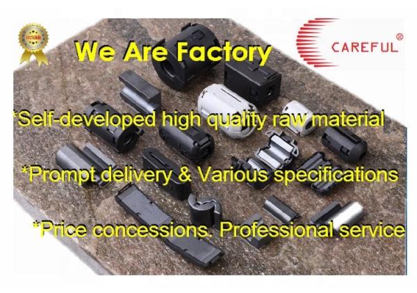 NiZn EMI Cable Clamp Ferrite Toroidal Core For HTMI Wire Harness