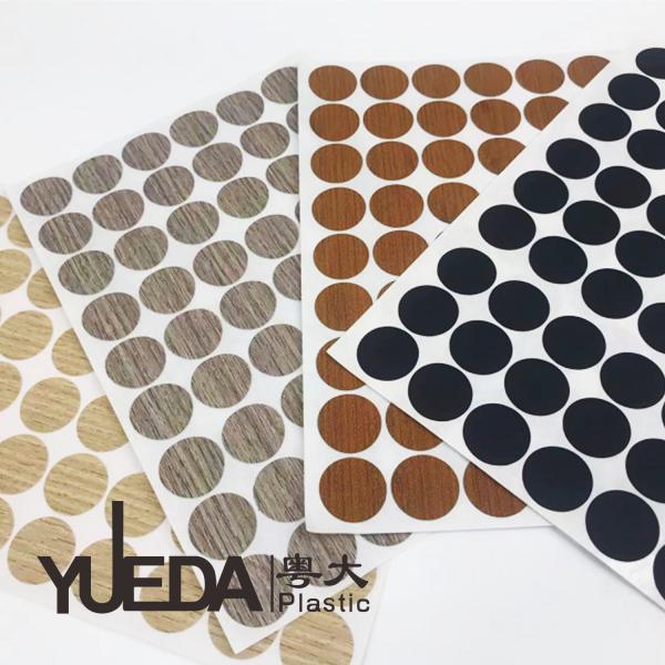 Customizable Round Adhesive Screw Cap Stickers For Furniture Panels Dustproof